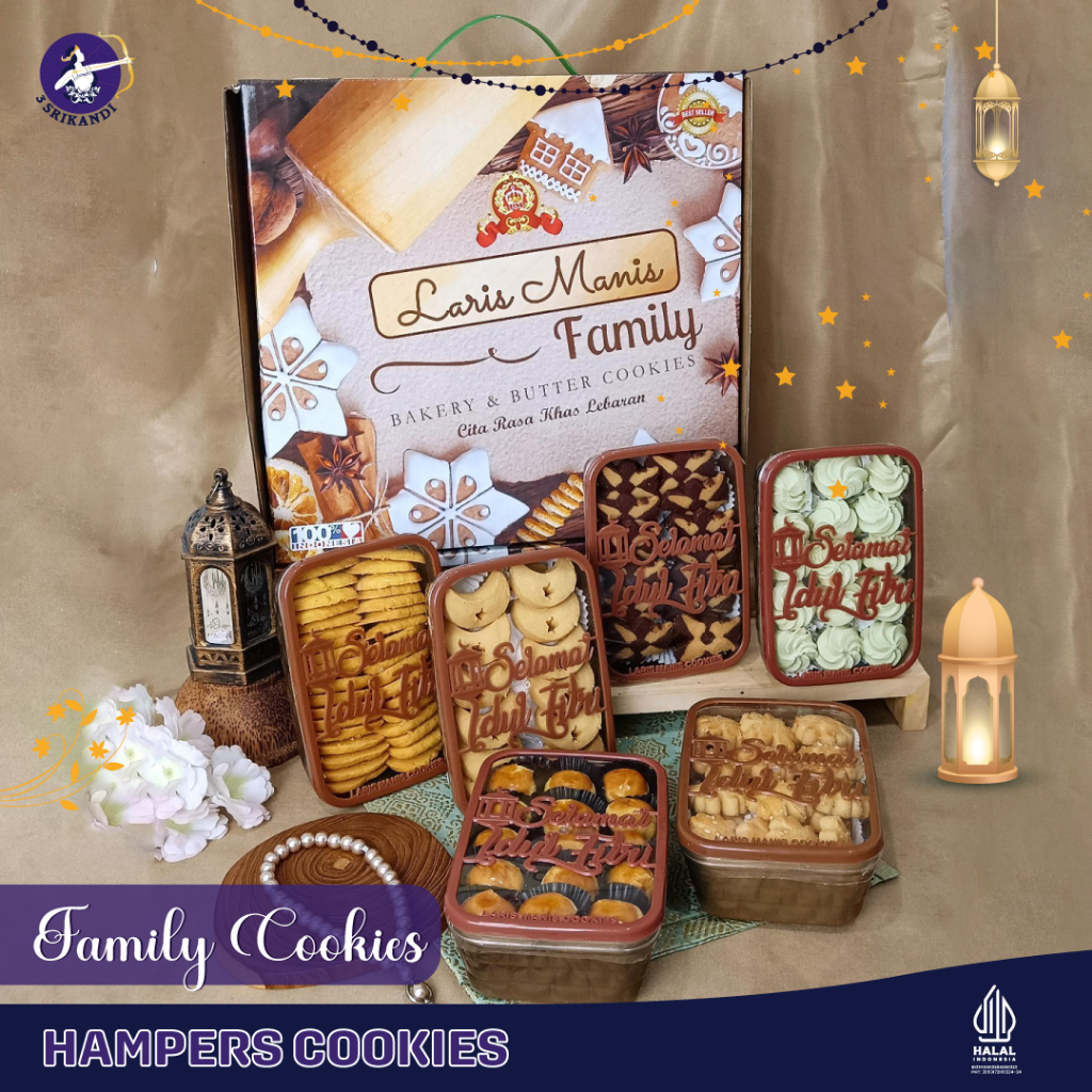 

Paket Kue Hampers Lebaran FAMILY COOKIES/Hampers Cookies/Hamper 3Srikandi