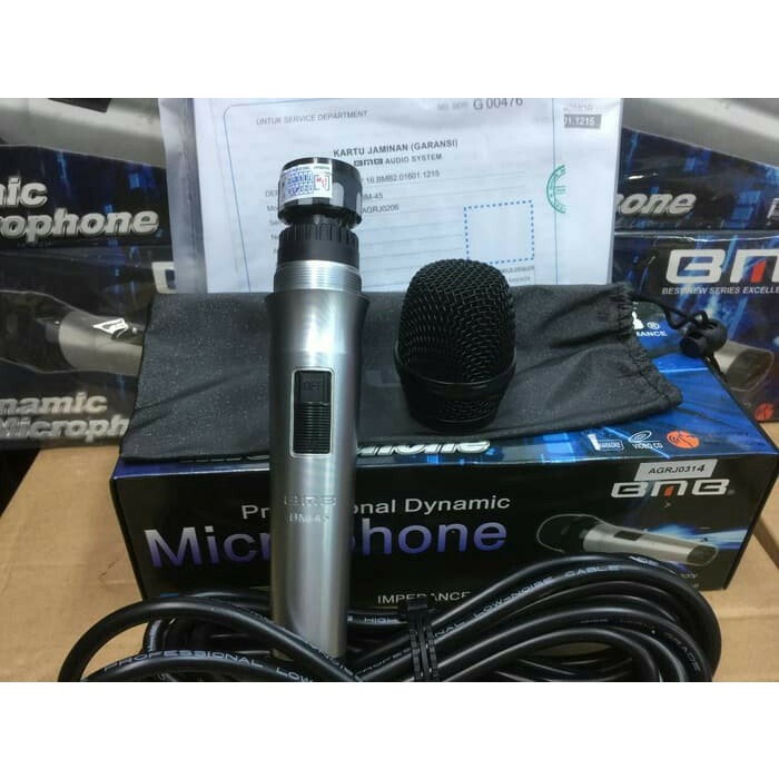 MIC KABEL BMB BM 45 / BM45 ORIGINAL MICROPHONE BMB