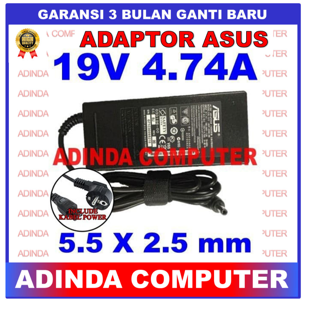 Adaptor Charger Asus X550 X550D X550DP X550Z X550ZE ORI