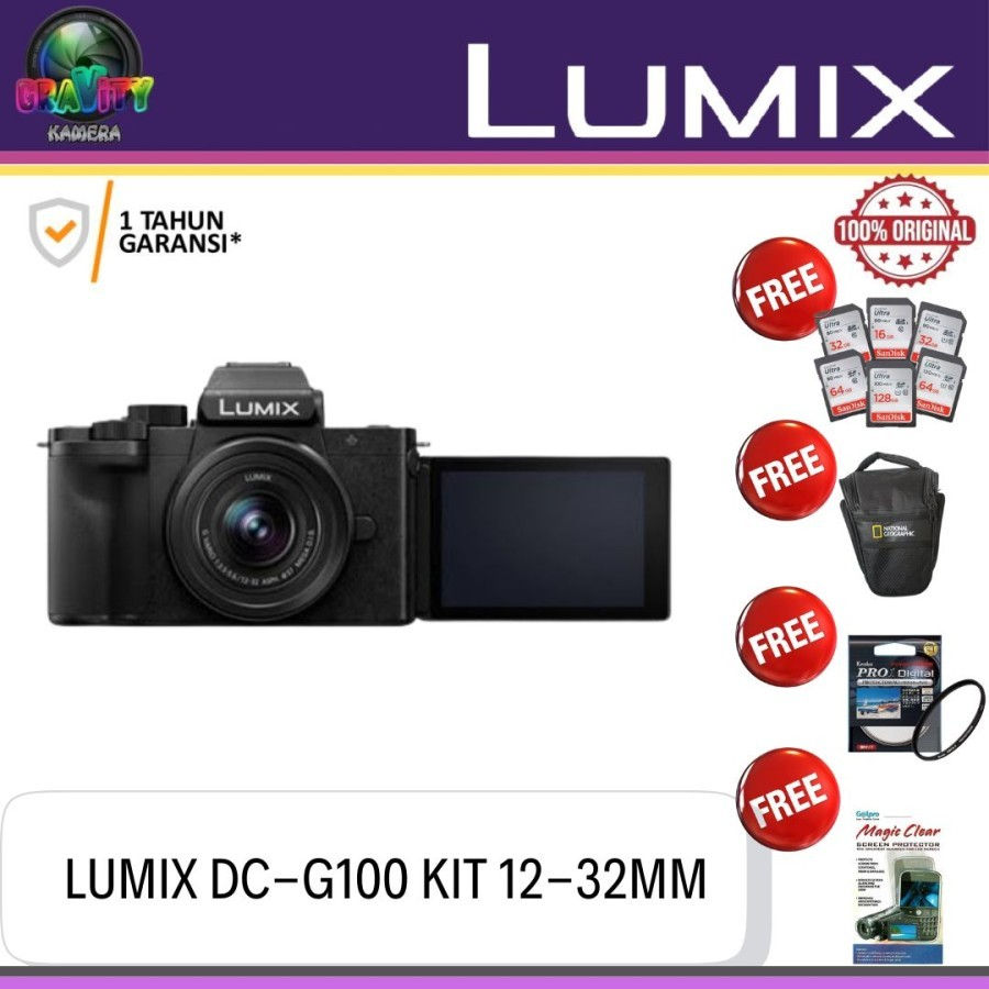 PANASONIC LUMIX DC-G100 KIT 12-32MM / LUMIX DC-G10 KIT 12-32MM