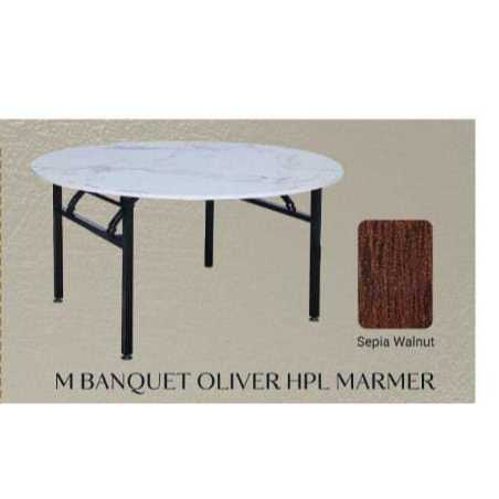 Meja Lipat Bulat/Round Table