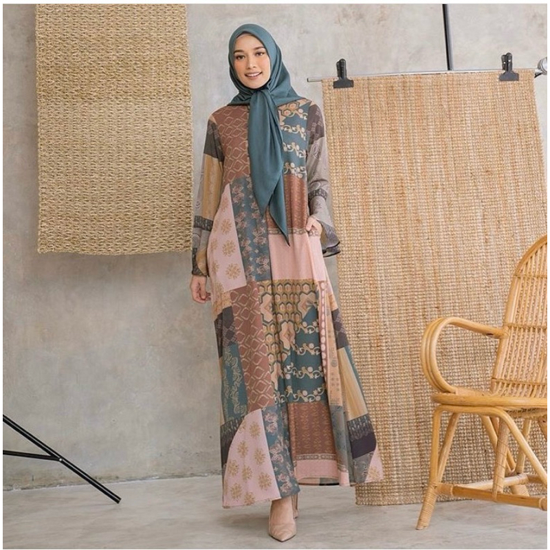 preloved ORI Heaven Lights Zalika dress Gissa xxl