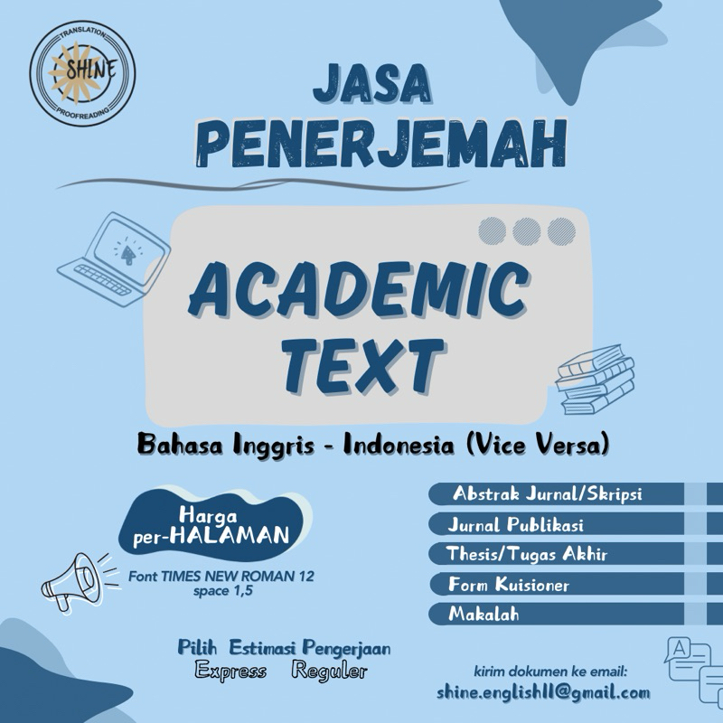 JASA TRANSLATE/PENERJEMAH BAHASA INGGRIS