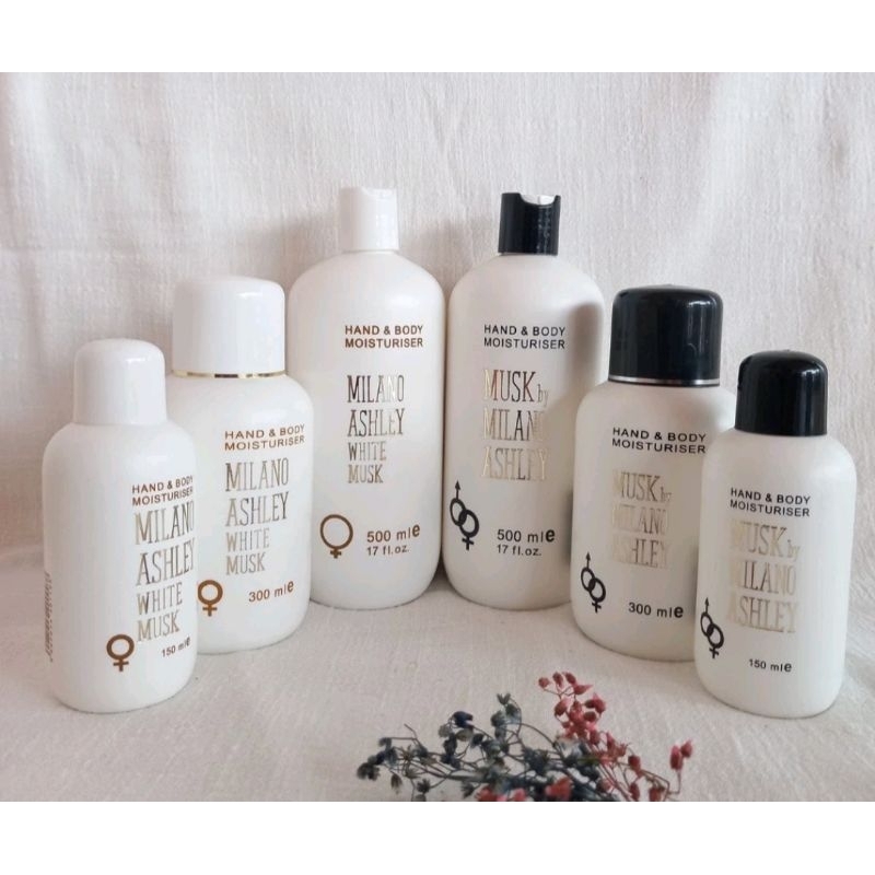 Milano Ashley Hand n Body Moisturiser | White Musk | Musk By Milano Ashley