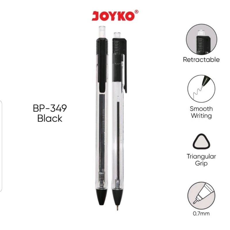 

(ES) E3C407 Pulpen Joyko Vokus Bp-349 trans 0.7mm