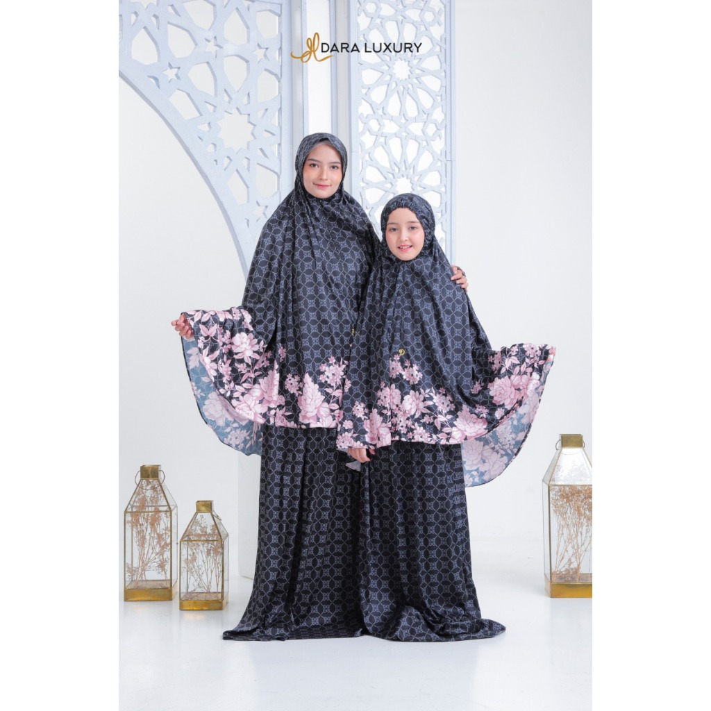 Dara Luxury | Mukena Azura Couple | Mukena Couple Luxury Silk