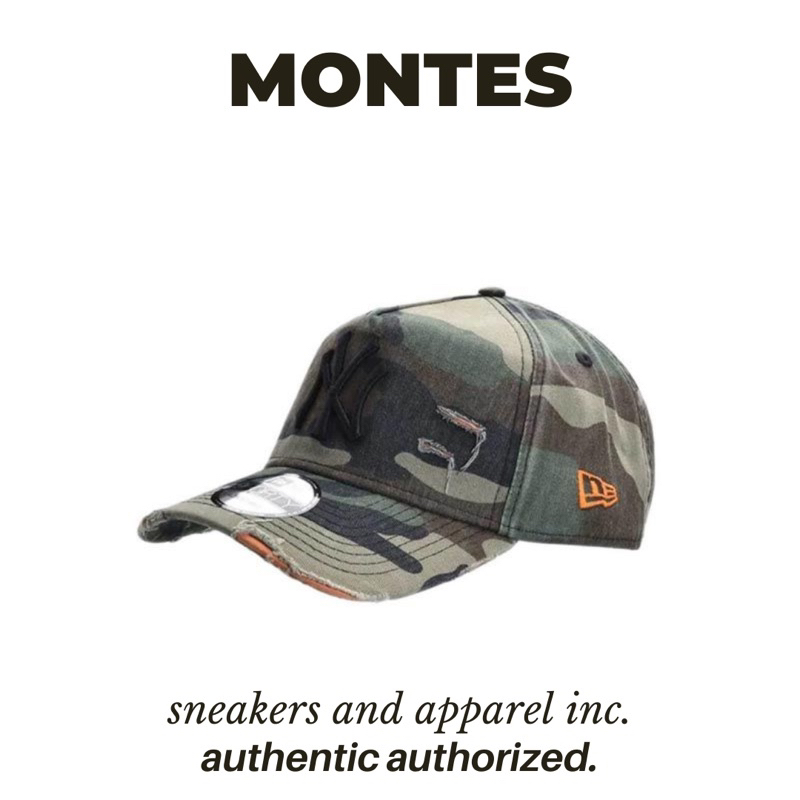 TOPI NEW ERA 9Forty Cotton Damage Camo Army Original