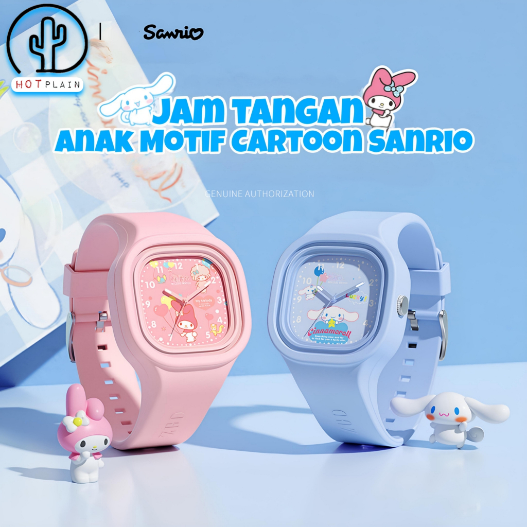 Jam Tangan Anak Sanrio Bahan Karet / Jam Tangan Sanrio Cinnamoroll Korumi Melody ZGO square