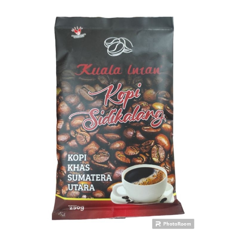 

Kopi bubuk hitam Sidikalang Kuala Intan HALUS kopi khas Sumatera Utara 250gr