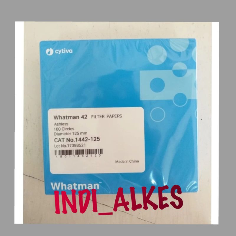 PER PCS Kertas Saring Whatman No.42 Diameter 125 mm Ecer / Kertas Saring Whatman Per PCS