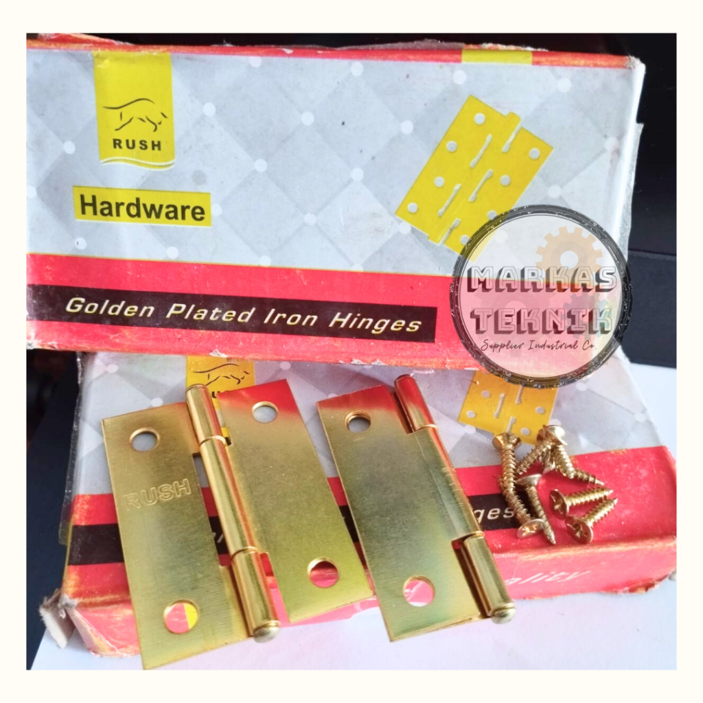 RUSH Engsel 2" Kuningan / Engsel Kuningan 2 Inch Merk RUSH