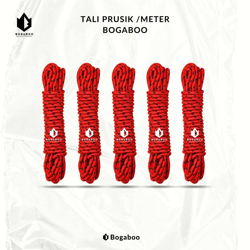 TALI PERUSIK  4 5 6 MM per meter - Tali gelang - tali tenda outdoor - tali perusik flysheet - tali j