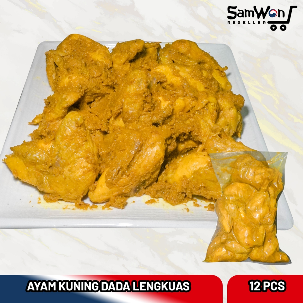 

Dada Ayam Ungkep Bumbu Kuning isi 12 Potong Siap Goreng (Vacum Press)