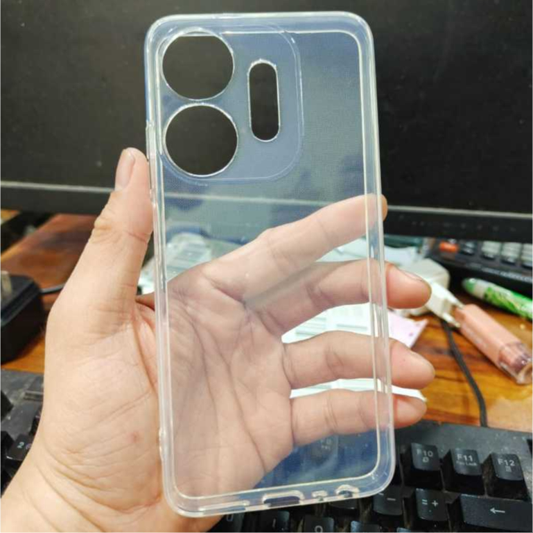 ITEL P55 5G Case  Softcase CLEAR HD CAMERA PROTECTION Case Casing Hp ITEL P55 5G