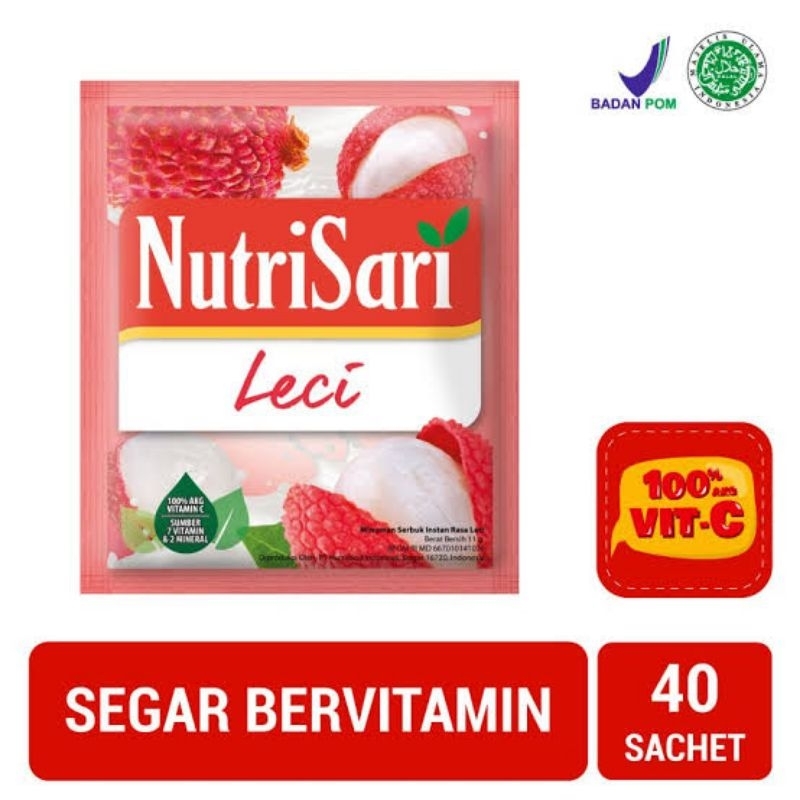 

Nutrisari Leci Minuman Sachet isi 10pcs