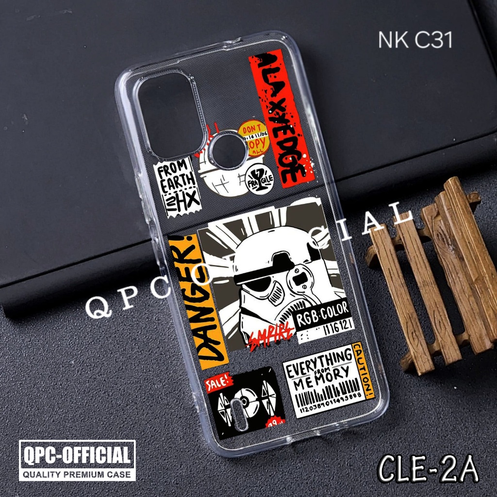 Cle02 Nokia C31 Nokia C21 Plus Clear case Bening Softcase Clear Case Nokia C31 Nokia C21 Plus