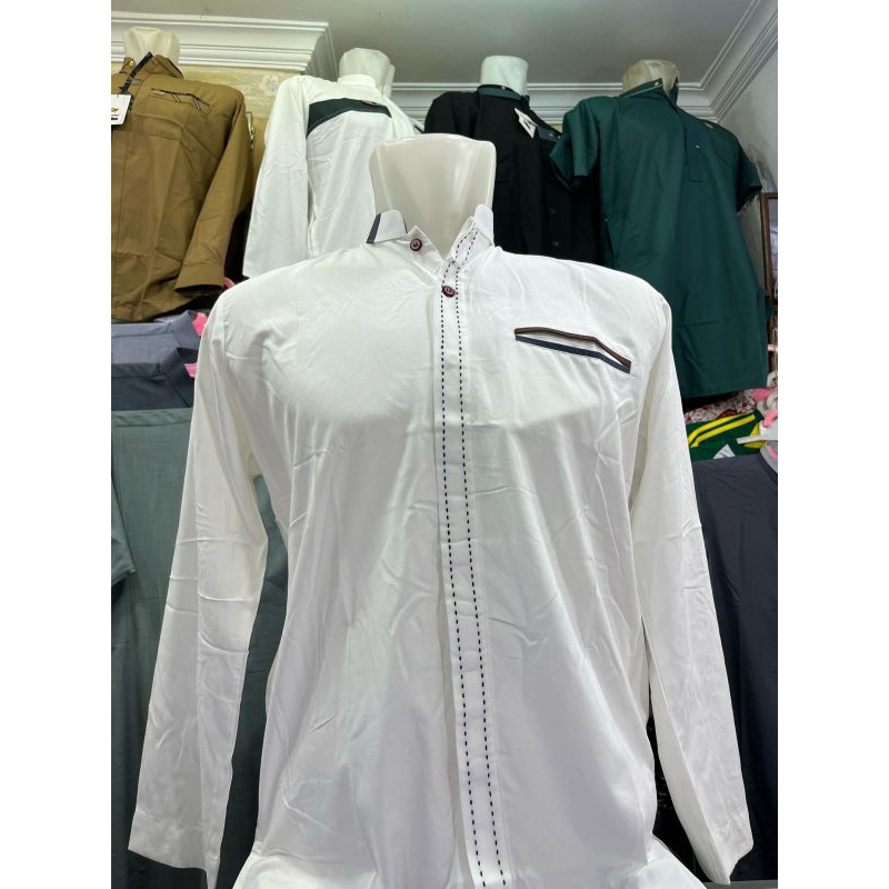 BAJU KOKO AL-LUTHFI DEWASA LENGAN PANJANG|BAJU KOKO LENGAN PANJANG MERK AL-LUTHFI