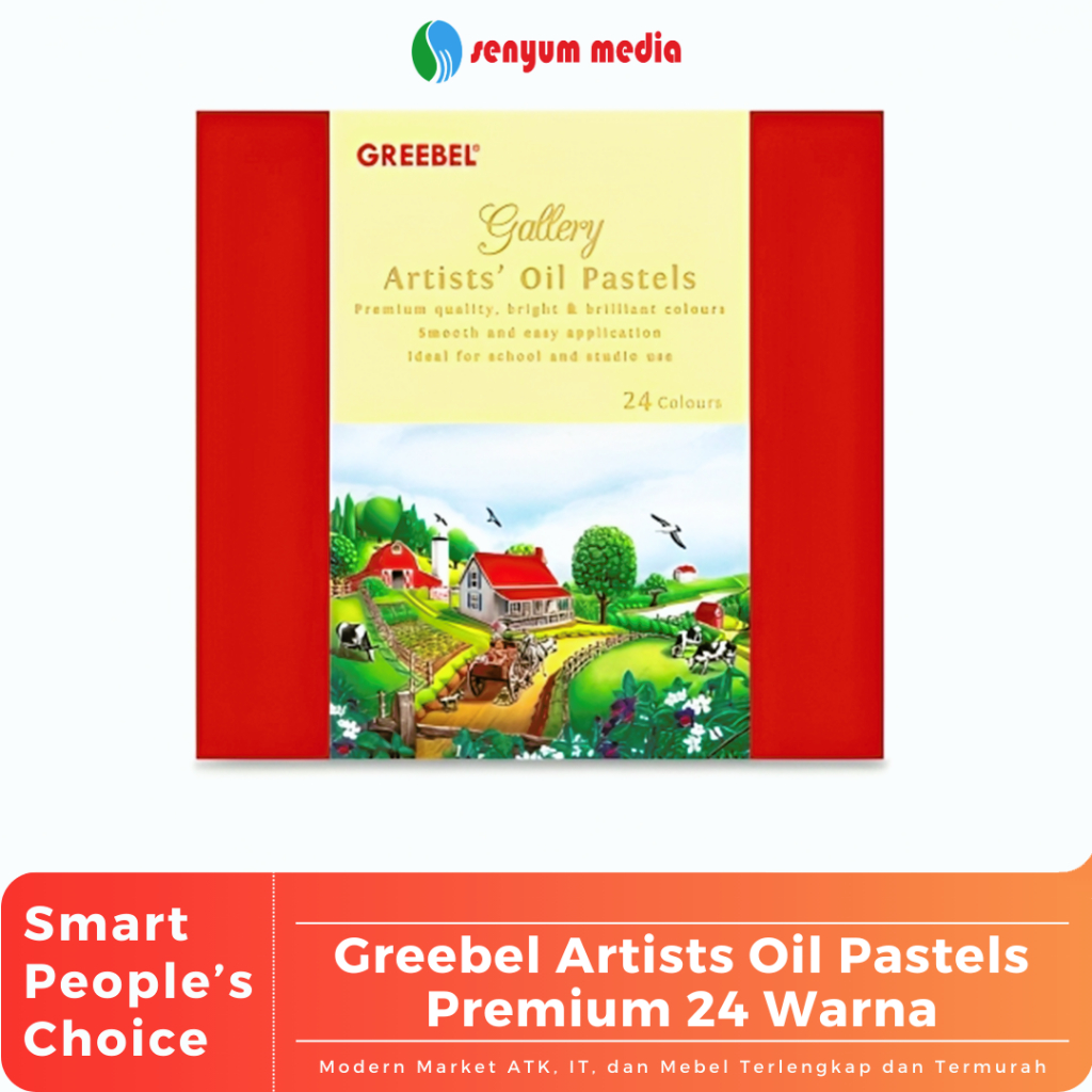 

Greebel Artists Oil Pastels Premium 24 Warna (1 Pcs) (S:PCS)