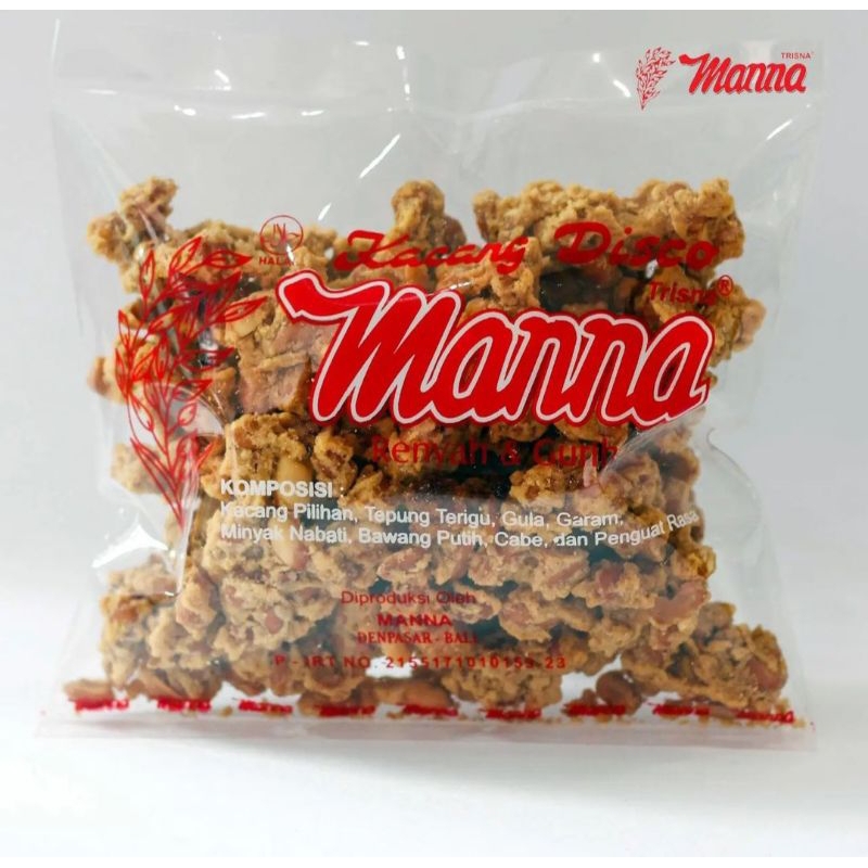 

Kacang Disco Manna 250gr Original Oleh Oleh Khas Bali