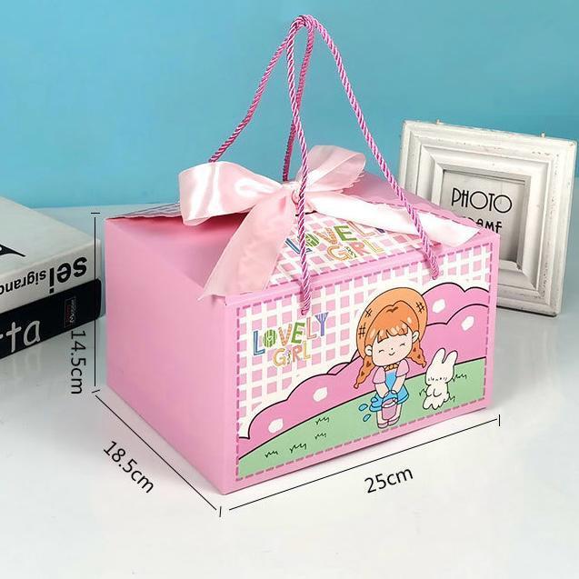 

Box Hampers Birthdays Ribbon / Kotak Hampers Ulang Tahun Anak Pita Premium