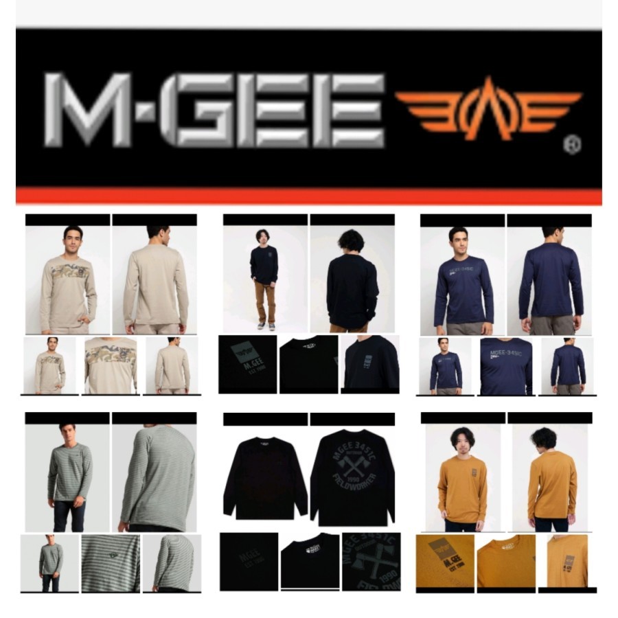 KAOS OBLONG LENGAN PANJANG MGEE MARCUS - C004SAND