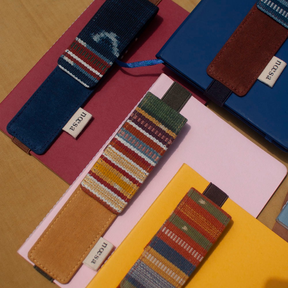 

Jeda Rua - Cloth Bookmark and Pen Holder | Noesa
