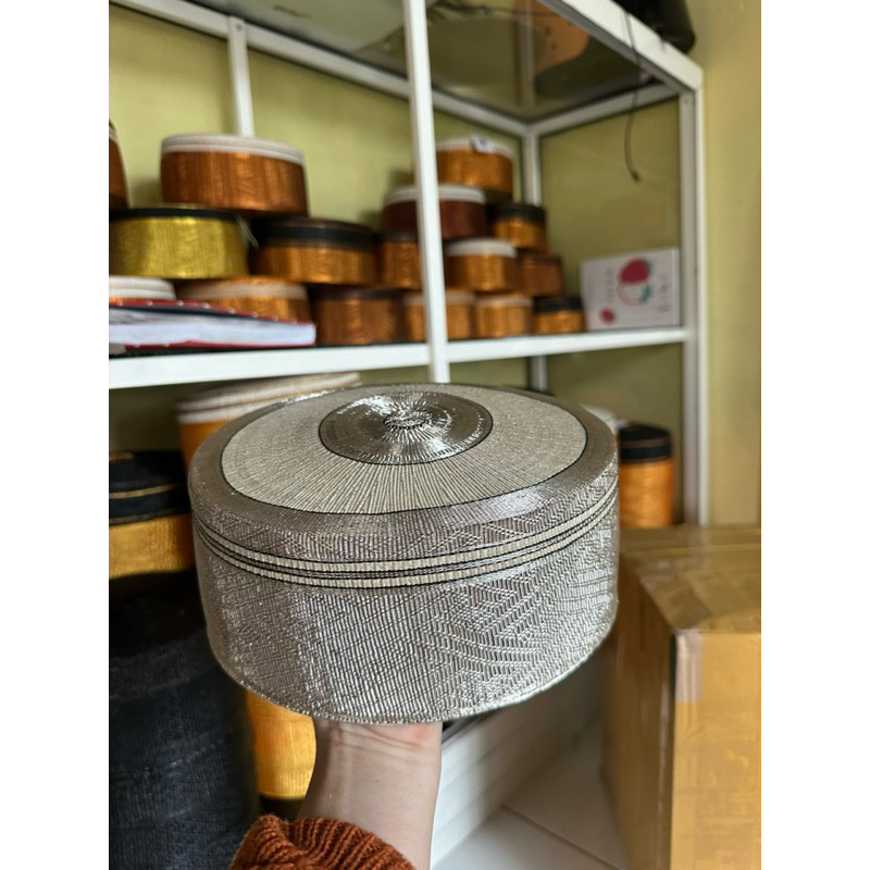 SONGKOK RECCA TEMBAGA SILVER (PERAK) KUALITAS PREMIUM