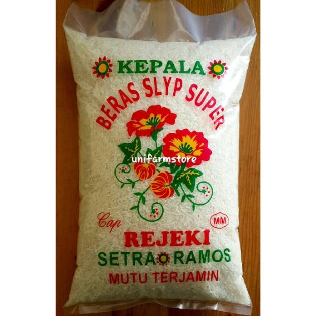 

HJM722 ORIGINAL Kemasan Ekonomis Beras Cap Rejeki Kembang 5 LITER