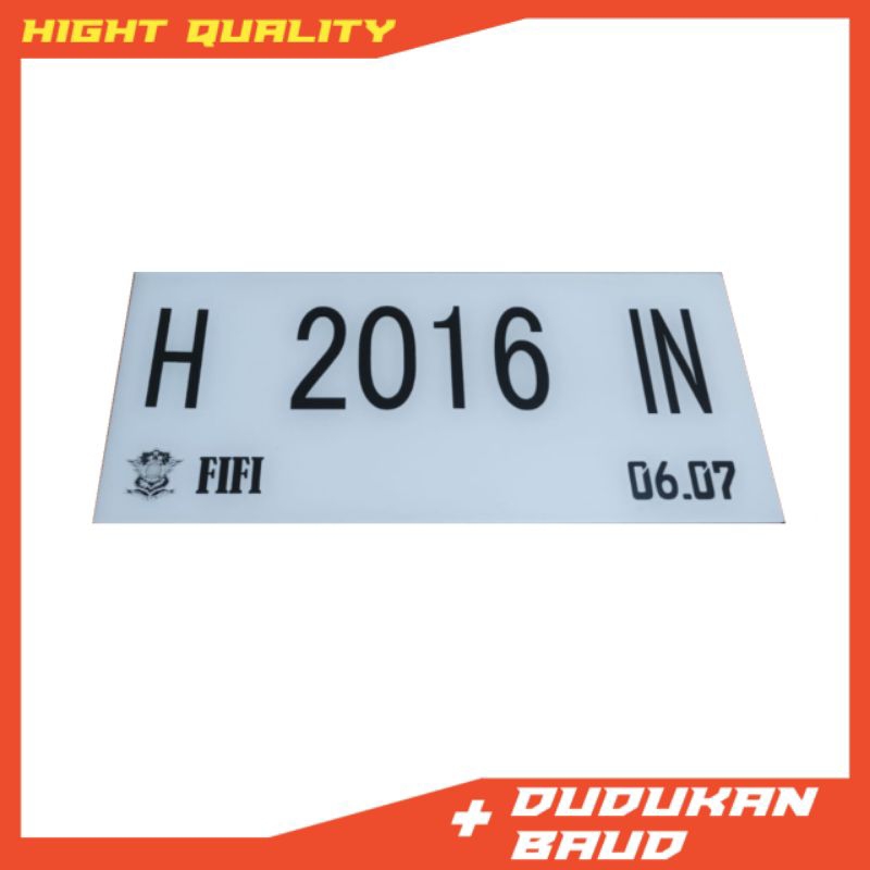 PLAT NOMOR VARIASI (Font Kecil)