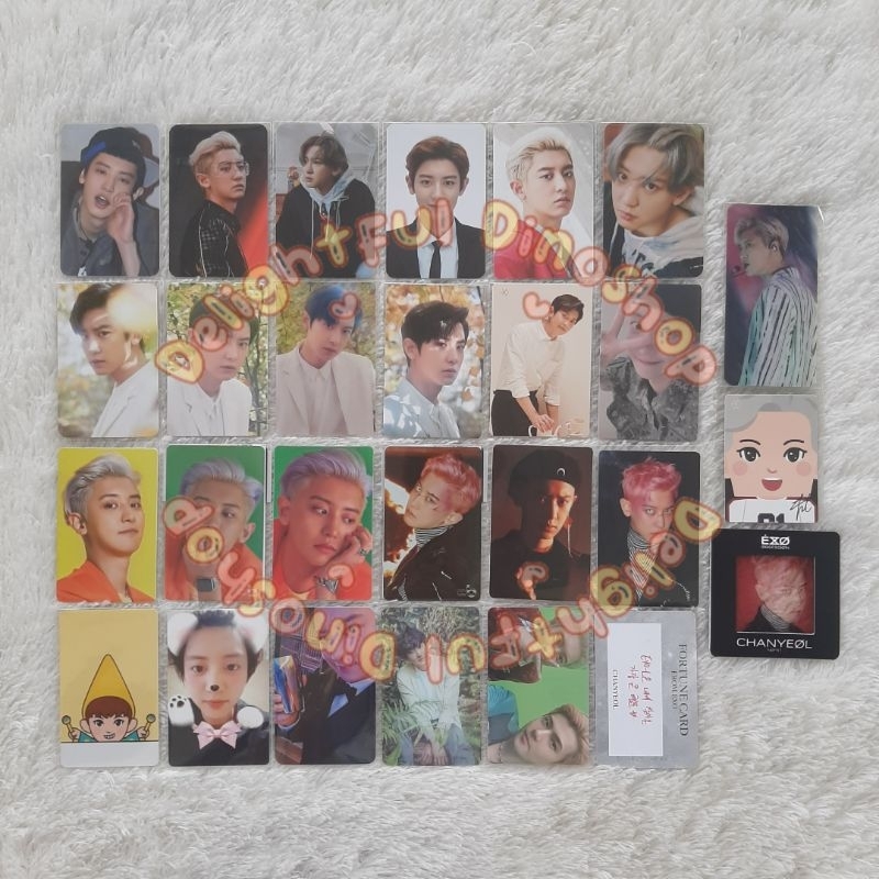 (READY STOCK) EXO PARK CHANYEOL PHOTOCARD PC NON ALBUM KIHNO BLONDE JASMER EXPLORATION SGS KEYRUNG P