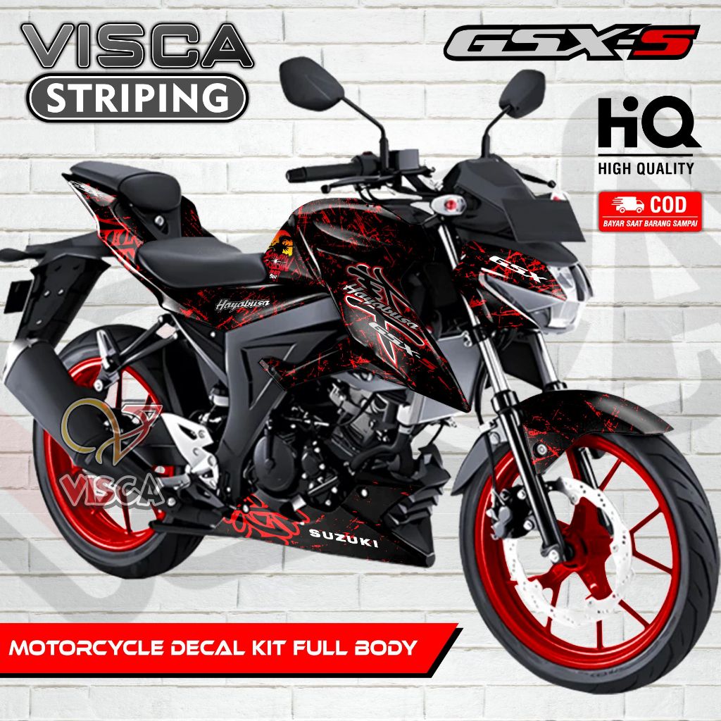 Decal GSX-S 150 Full Body / Stiker Suzuki GSX S150 Full Body / Dekal GSX S 150 / Striping GSX 150 S 