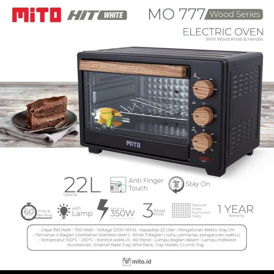Mito Oven Listrik HIT MO 777 Low Watt