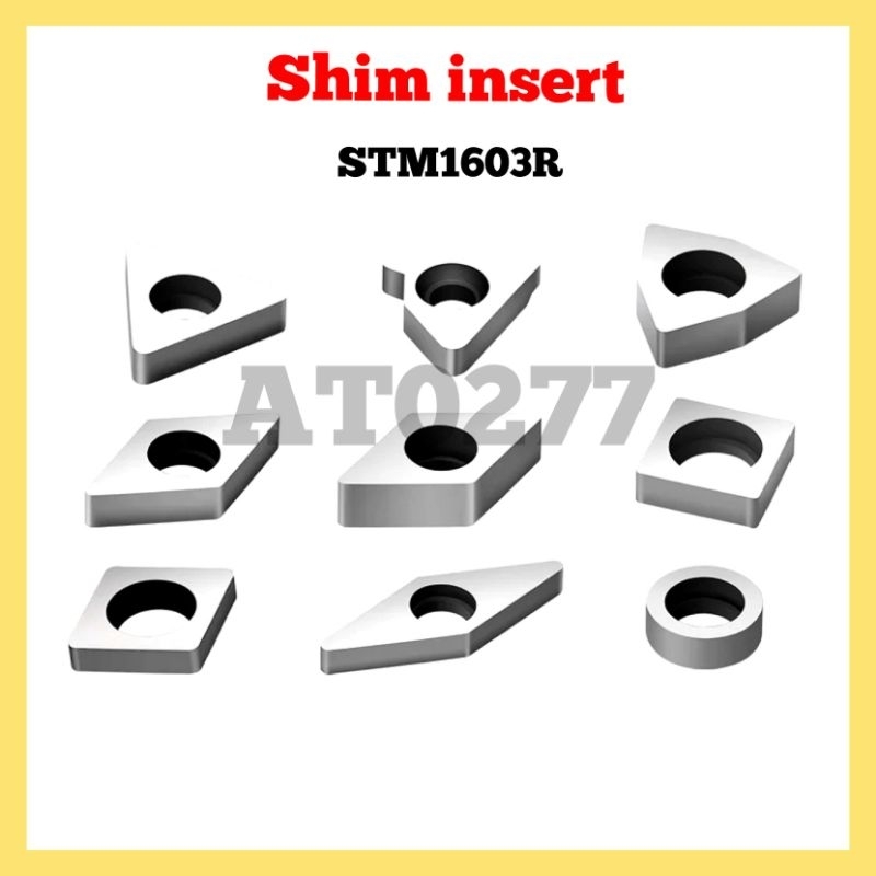 shim insert STM16R ganjal insert drat luar kanan MMT16ER bisa juga untuk shim insert drat dalam kiri mmt 16ER