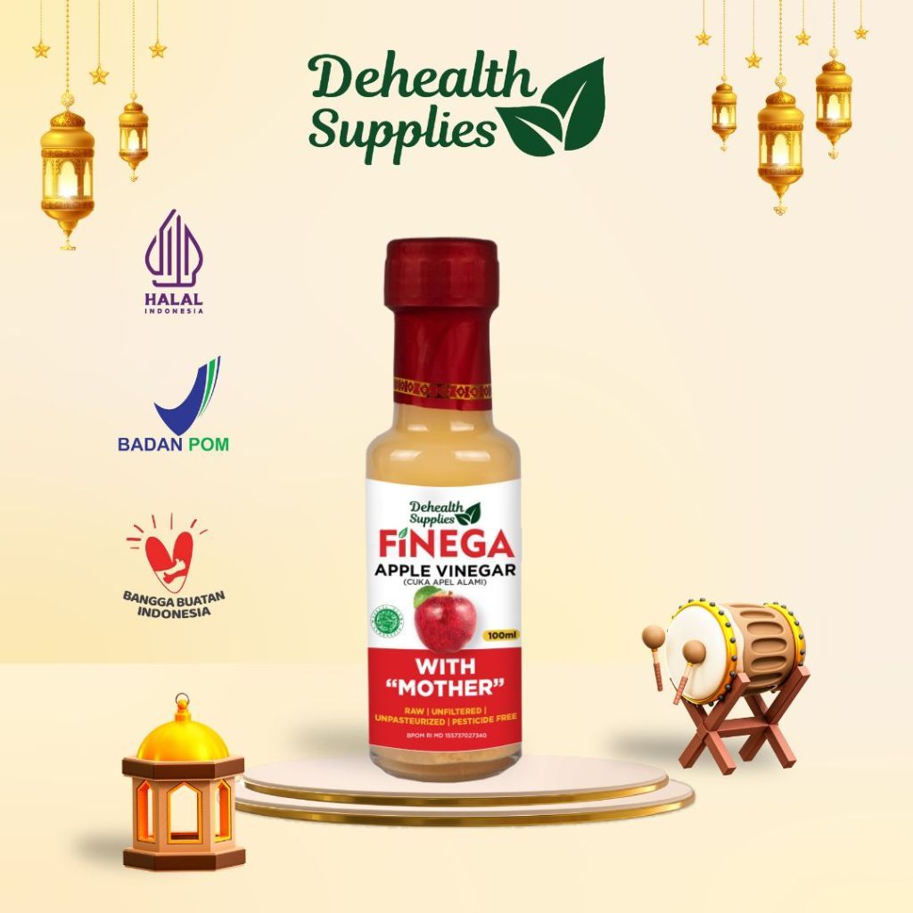 

DEHEALTH Finega Cuka Apel 100 ml KACA