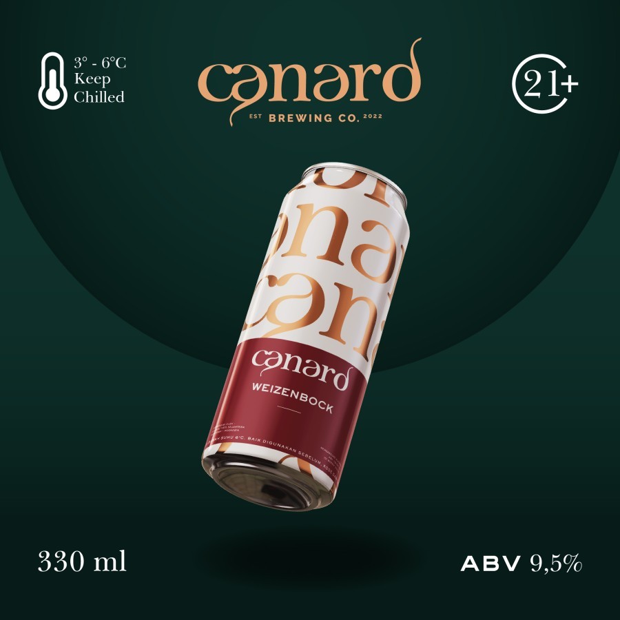 

Canard Craft Beer Bali Weizenbock 330ml Bir Kaleng Bali