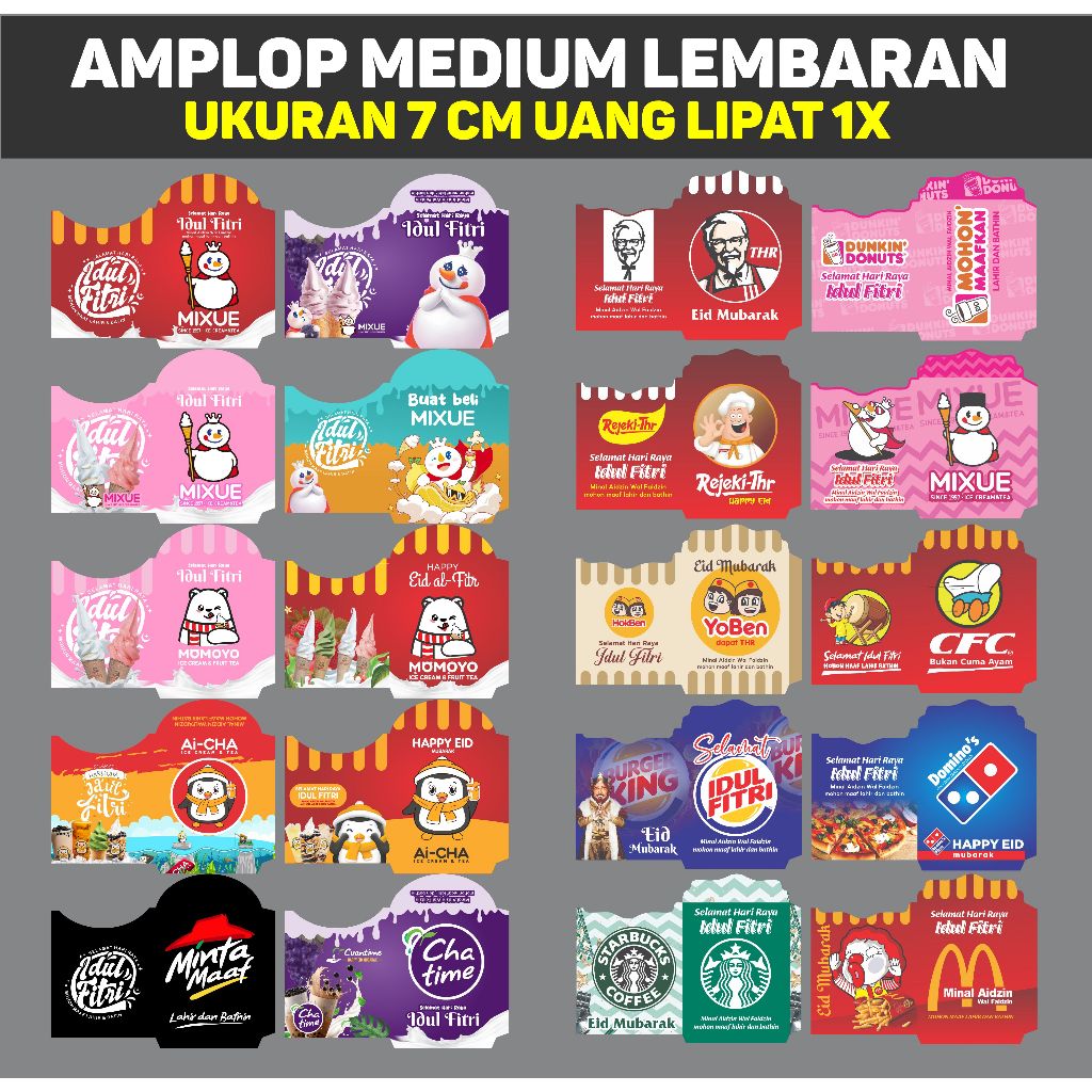 

1000 PCS AMPLOP LEMBARAN MURAH. AMPLOP LEMBARAN UNIK. AMPLOP GERAI MAKANAN, AMPLOP SNACK