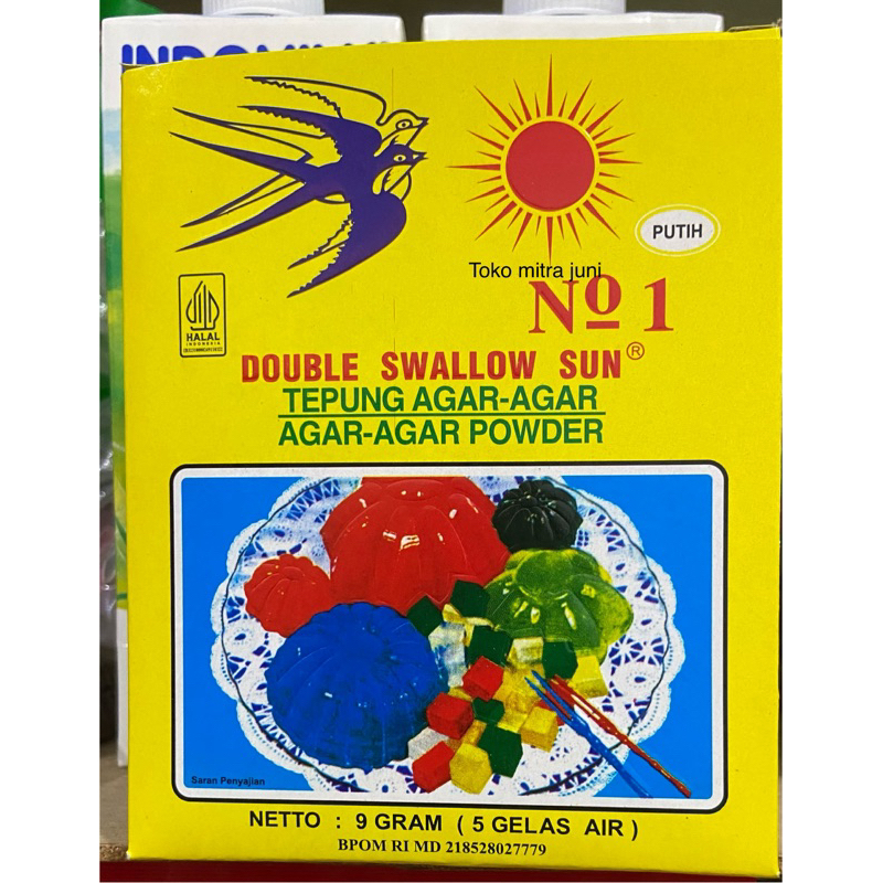 

agar agar swallow 1box @12bungkus