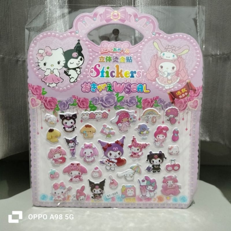 

Stiker Hologram Besar Motif kuromi melody cinnamorol lotso avengers karakter