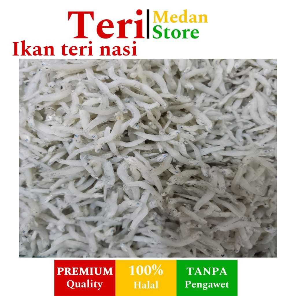 

Ikan teri nasi medan super ukuran sedang 1 Kg