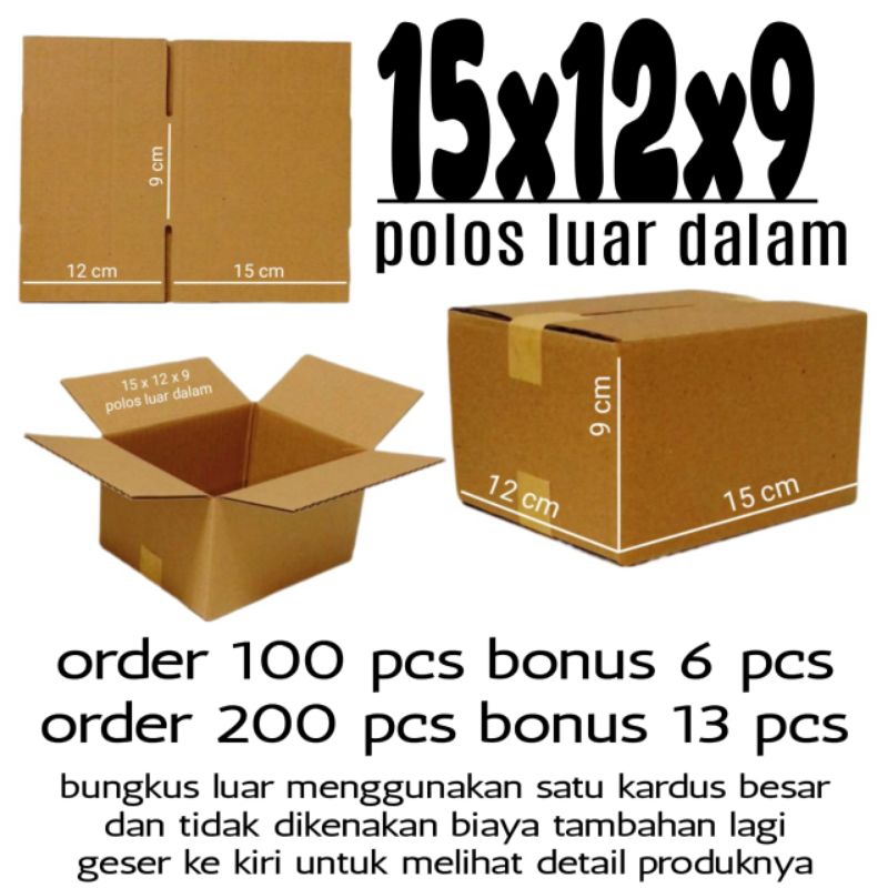

Kardus Packing 15x12x9