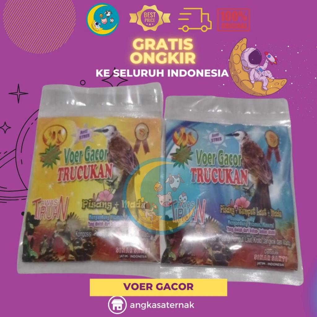VOER GACOR TRUCUKAN BY SINAR SAKTI - Sachetan ±150 Gram Blitar - Jawa Timur.