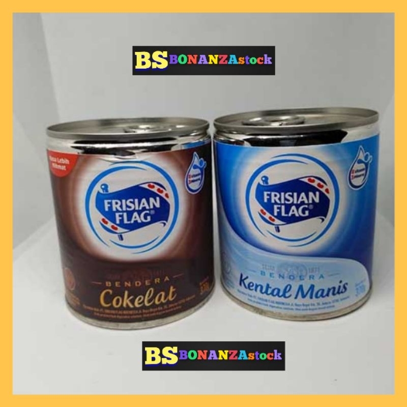 

Susu Bendera Frisian Flag kaleng 370g