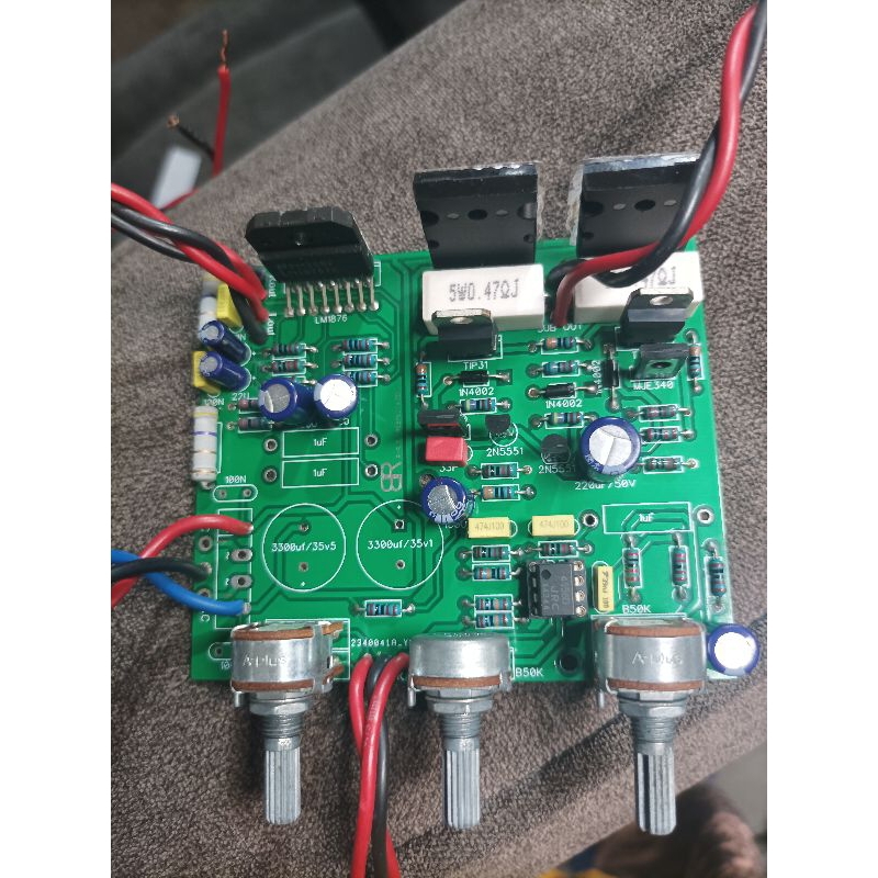 Amplifier 2.1 LM1876TF DAN 2SC5200 TOSHIBA SUBWOOFER