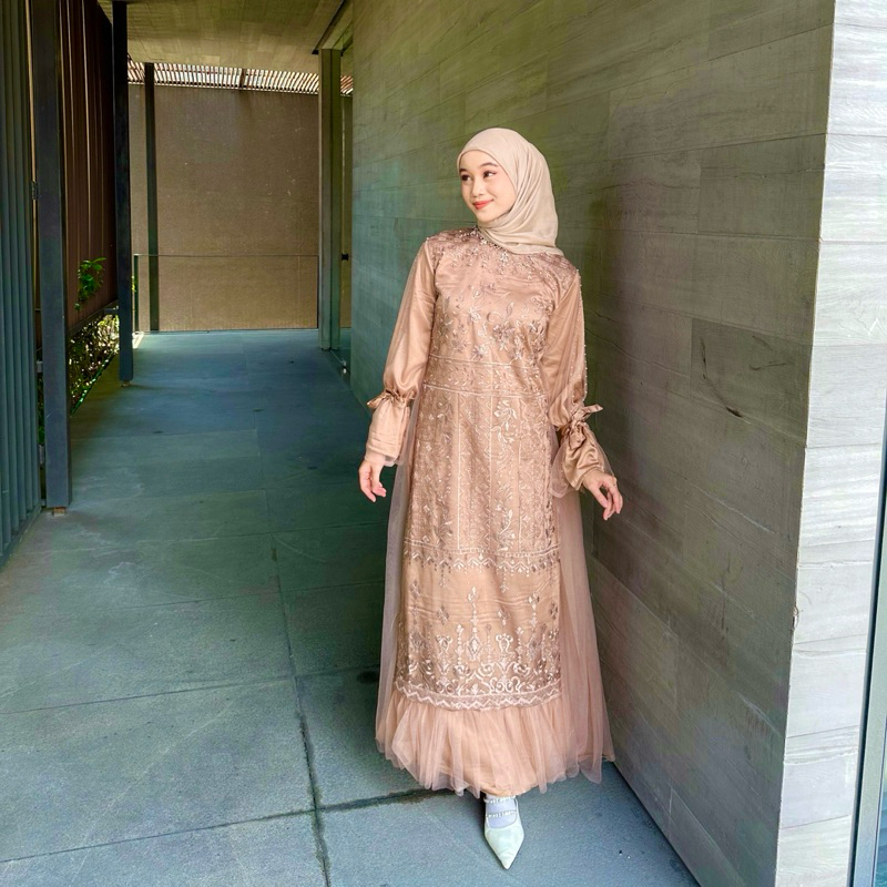 Dahayu Dress By Akirabutik – Gamis & Gaun Pesta Kondangan Muslimah Kekinian