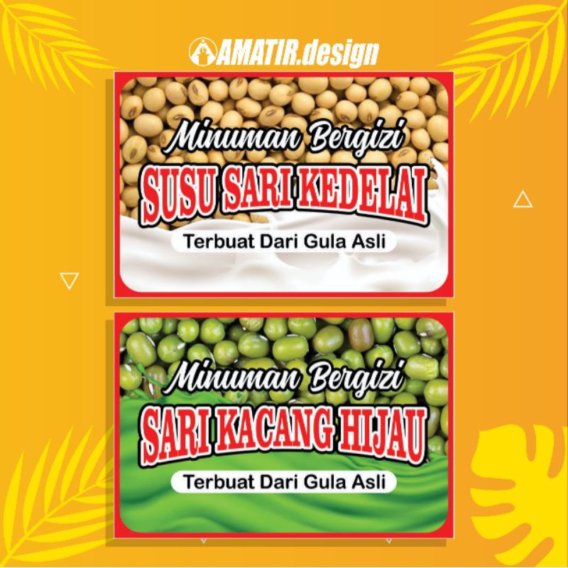 

STIKER SUSU SARI KEDELAI, STIKER SARI KACANG HIJAU (isi 55 stiker)