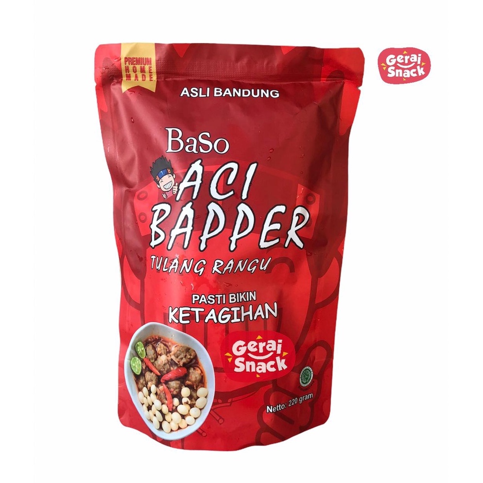 

PDX487 MEGA SALE Baso Aci Bapper Tulang Rangu Porsi Jumbo Khas Bandung 2 g