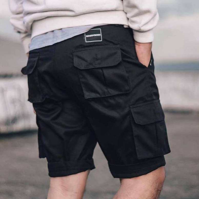 IEI331 COD NEWPRODUCT YANG TERMURAH Celana Cargo pendek pria thrasher 2833 celana kimpul pendek thra