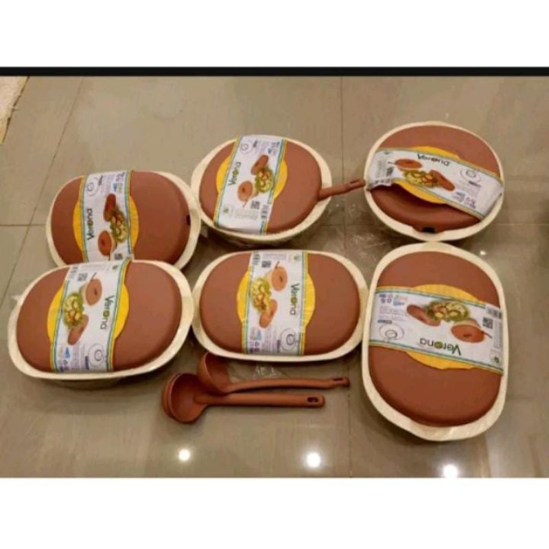 Verona gading Salem set 6 pcs wadah saji makanan Verona