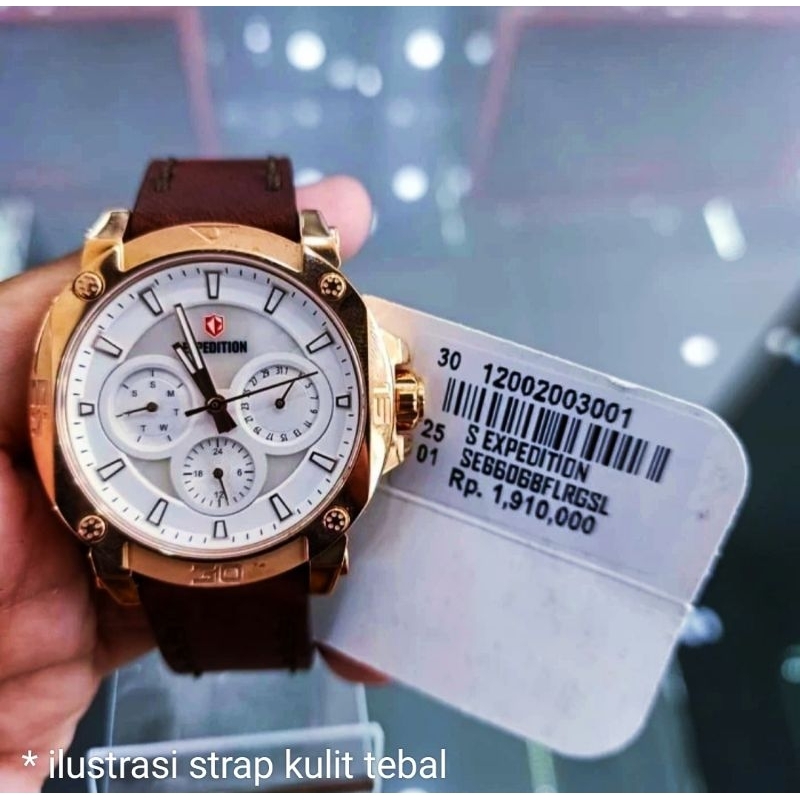 Expedition E6606 rose gold watch second premium Preloved for women jam tangan wanita bekas berkualit