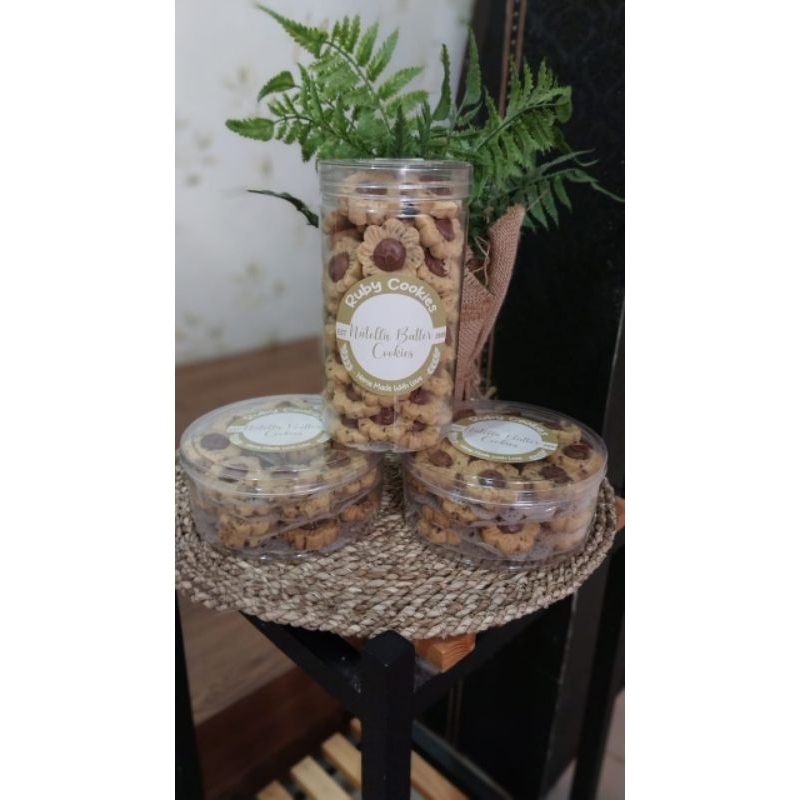 

nutella butter cookies tabung 1000ml